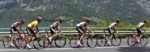 Frank Schleck behind his team-mates during stage 3 of the Tour de Suisse 2007
